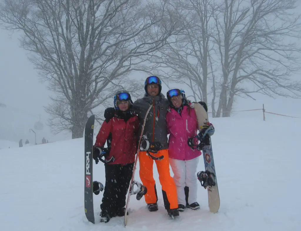 Hakuba snowboarding. Great conditions.