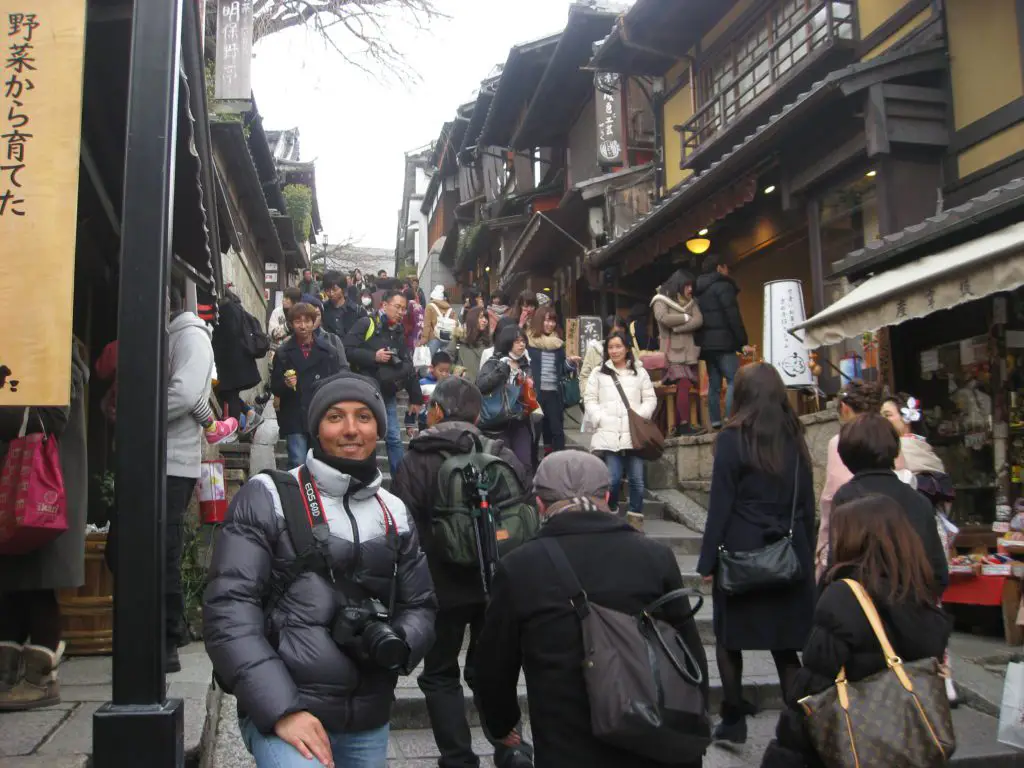 Festival in Kyoto. First time travel to japan.