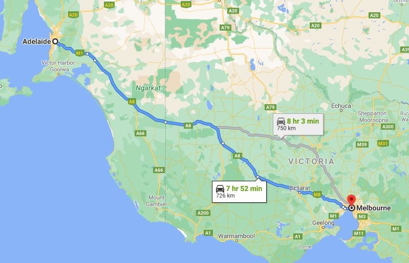 Melbourne to Adelaide Drive what to expect