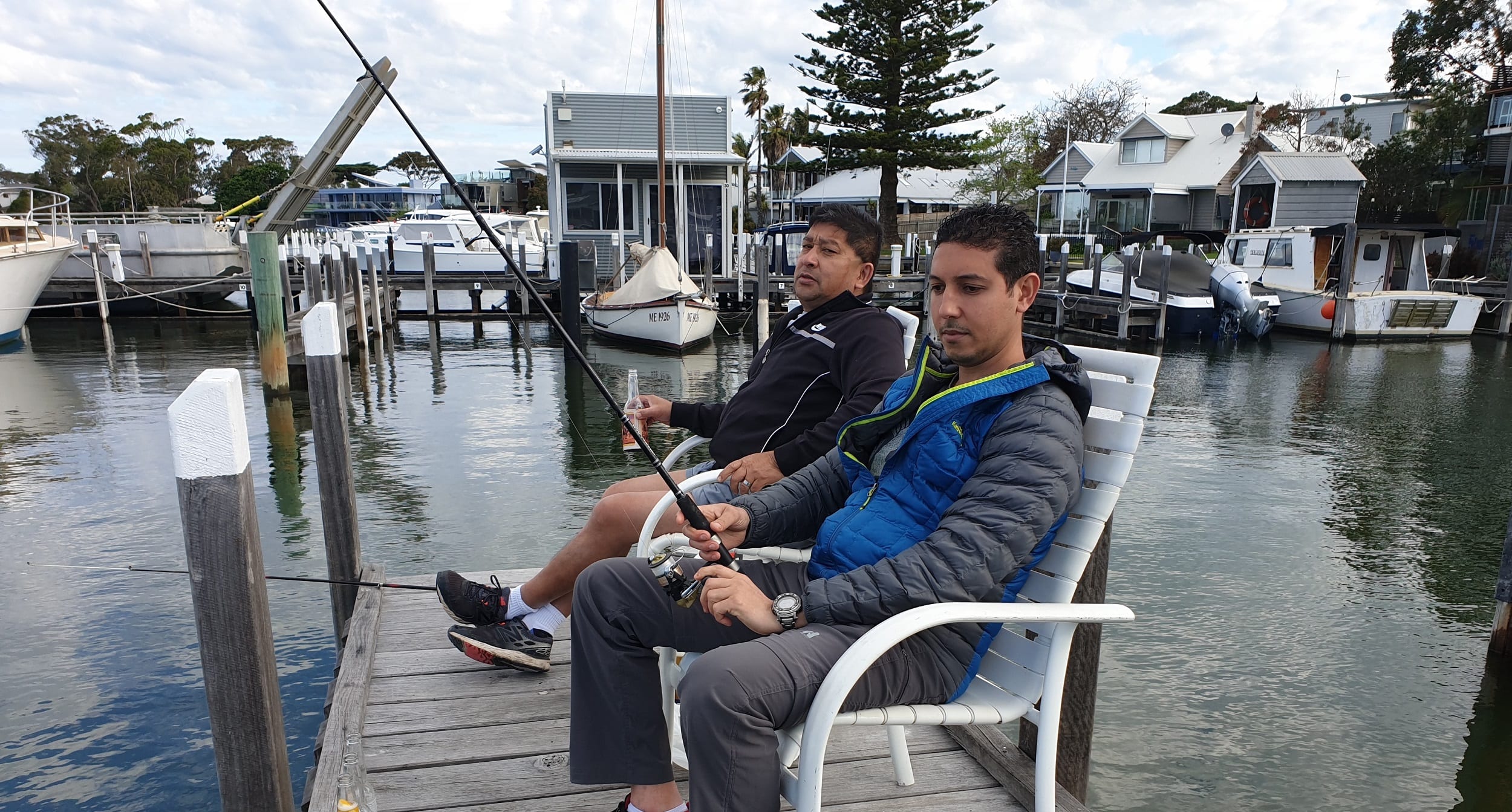 fishing on the Metung jetty