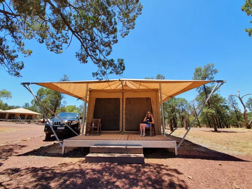 Flinders ranges Glamping tent